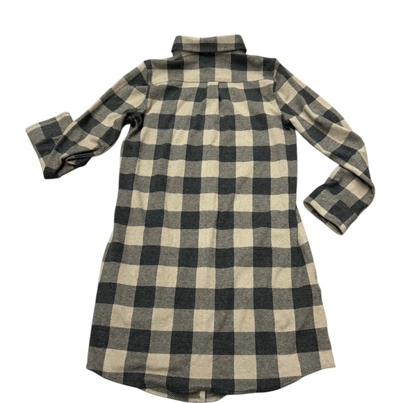 NWOT Faherty Plaid Dress Cardigan Long Shacket women's size M New without tag - Picture 4 of 4